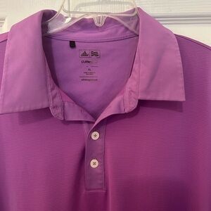 Adidas Men's Vibrant Purple Polo